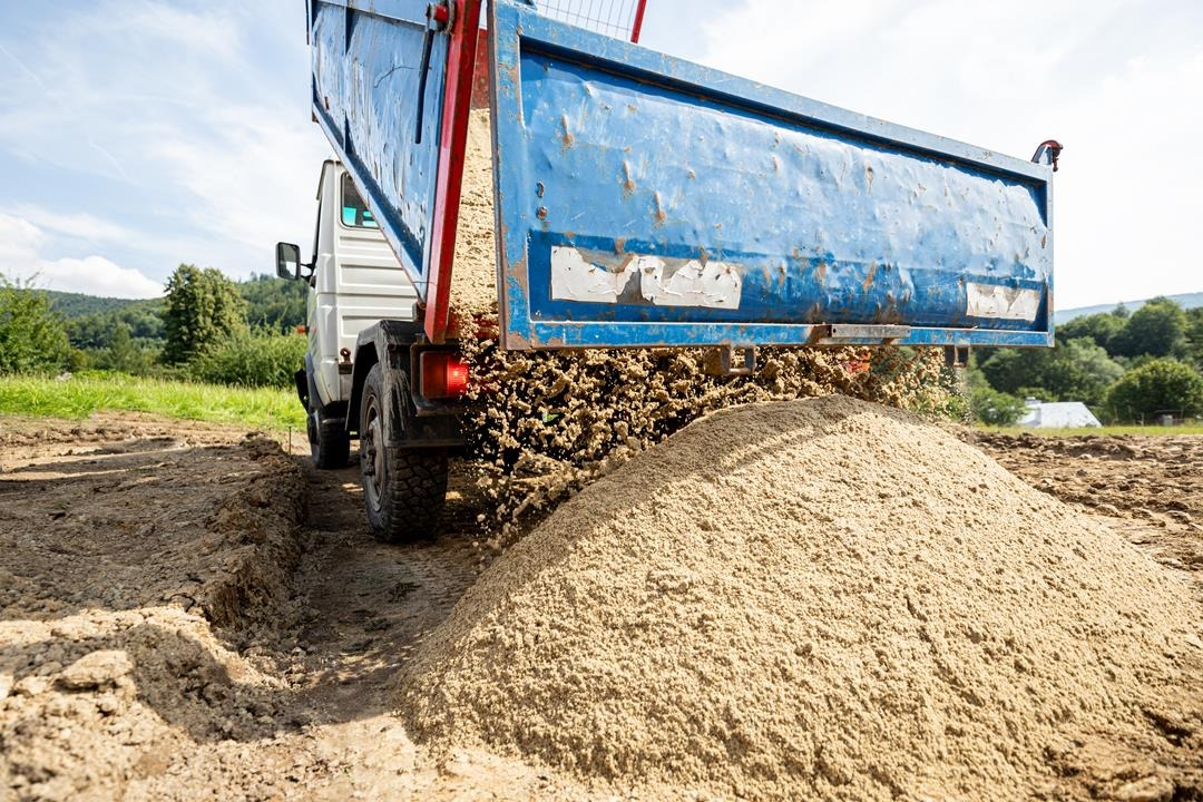 Piasek Lubin - transport kruszywa